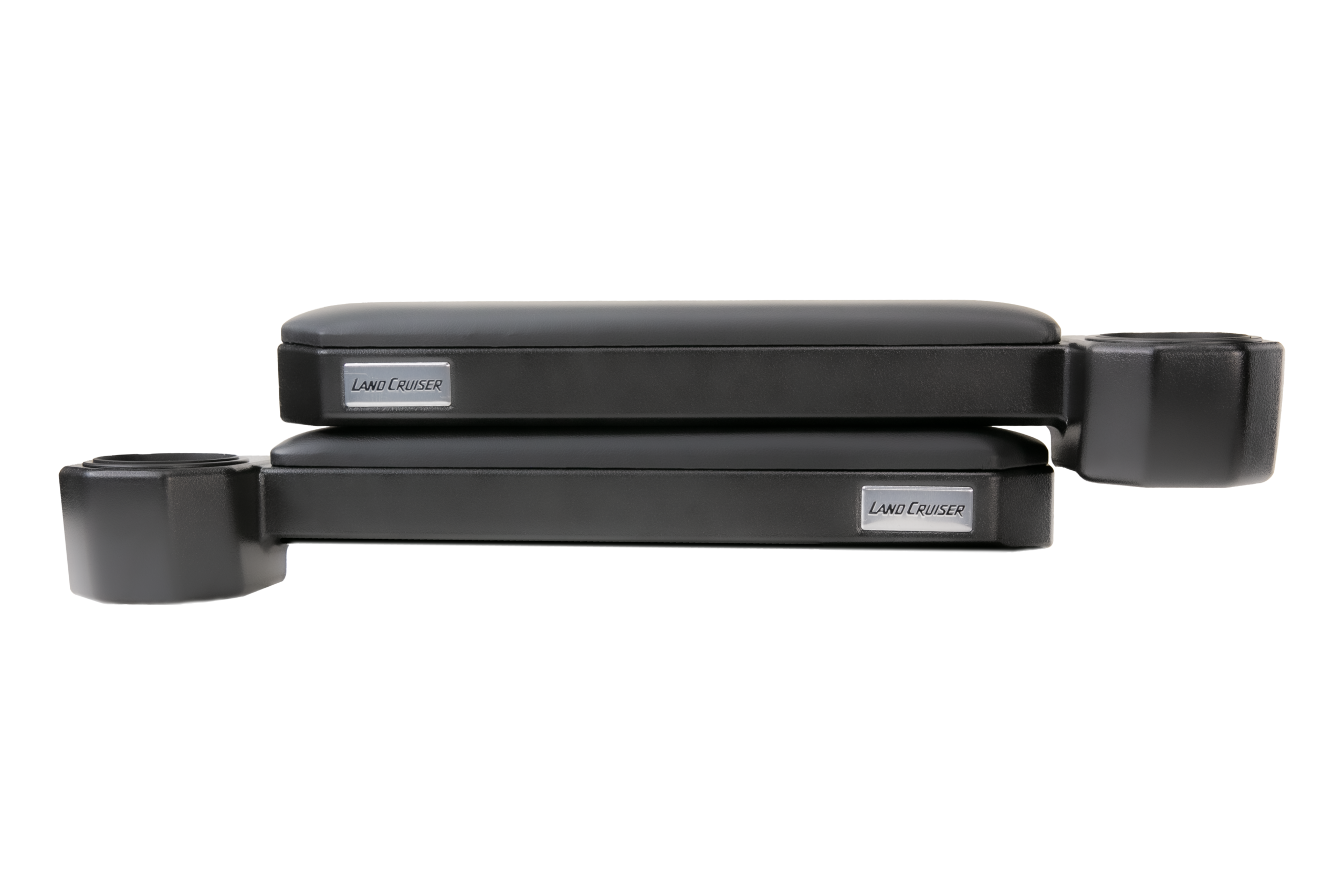 Land Cruiser Armrest and Cupholder - SET BLACK